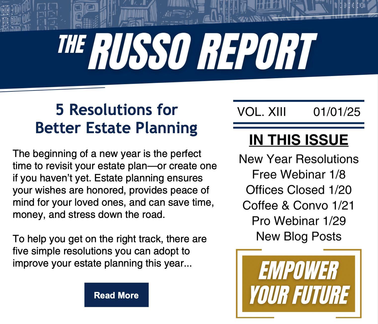 The Russo Report Jan 2025